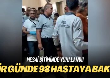 Bir günde 98 hastaya baktı