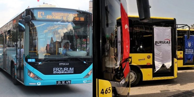 Bursa ve Erzurum'da toplu ulaşıma zam