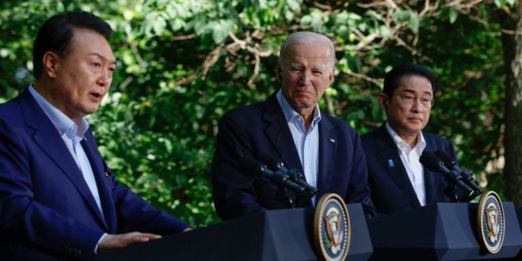 Camp David'de üçlü zirve: ABD, Asya-Pasifik'te Çin'e karşı işbirliğini güçlendirdi