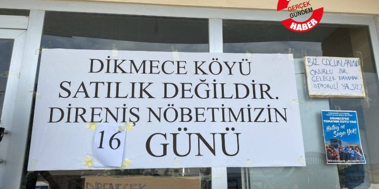 Dikmece Köyü 16 gündür istimlaka karşı direniyor: ''Hatay halkı depremden beri su bulamıyor fakat TOMA’ları suyla doldurup saldırabiliyorlar''