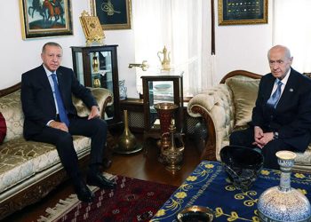 Erdoğan, Bahçeli’yi evinde ziyaret etti