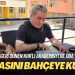 Görevine geri dönen akademisyen oda verilmeyince masasını bahçeye kurdu