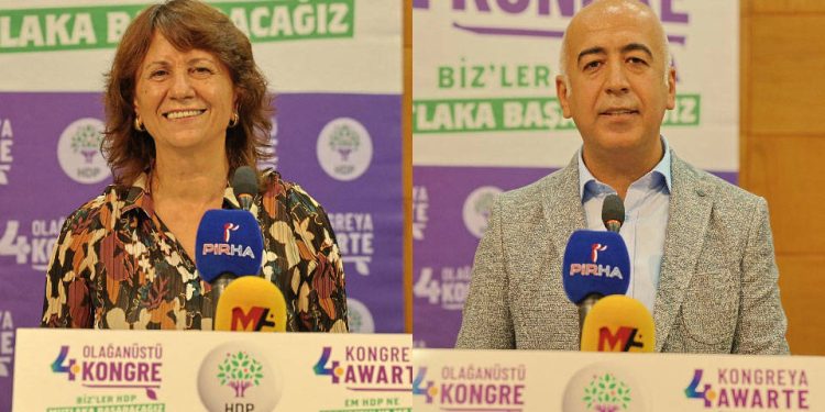 HDP’de yeni Eş Genel Başkanları Sultan Özcan ve Cahit Kırkazak oldu
