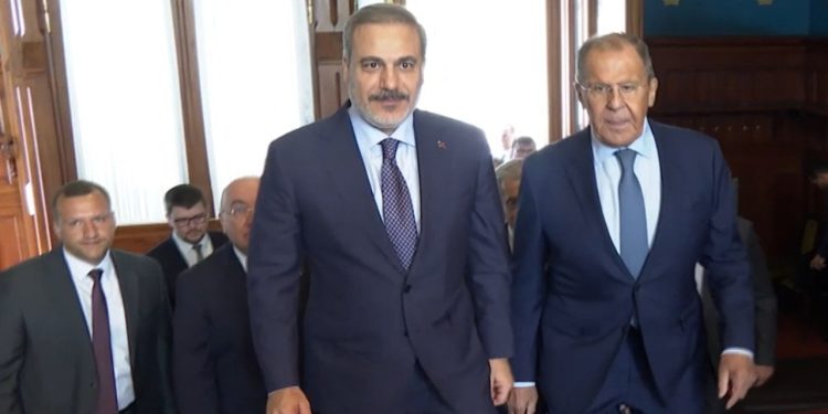 Hakan Fidan Moskova’da mevkidaşı Sergey Lavrov'la görüştü