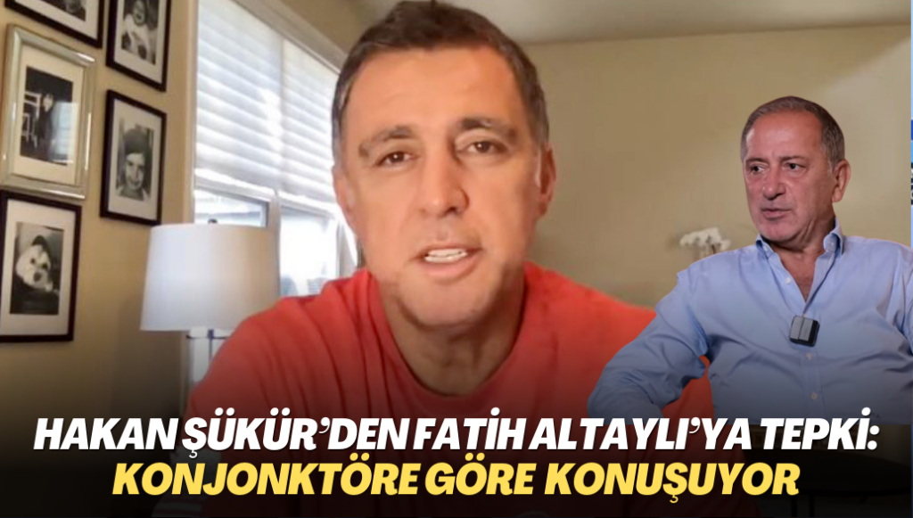 Hakan Şükür’den konjektöre göre konuşan Fatih Altaylı’ya tepki: Gazetesinde yazmam için büyük paralar teklif etti, reddettim 