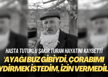 Hasta tutuklu Şakir Turan hayatını kaybetti
