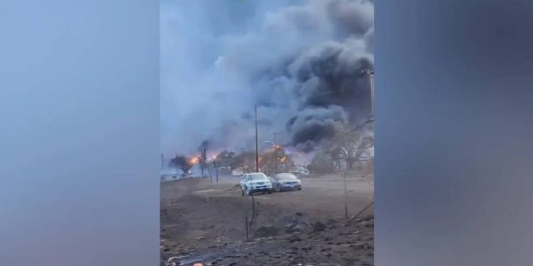 Hawaii'de orman yangını: İnsanlar kurtulmak için okyanusa atladı