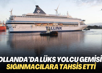 Hollanda lüks yolcu gemisini sığınmacılara tahsis etti