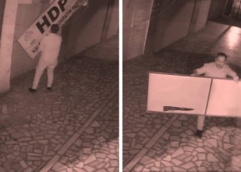 Îdir’da HDP tabelasına saldırı