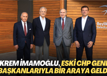 İmamoğlu, eski CHP genel başkanlarıyla bir araya geldi