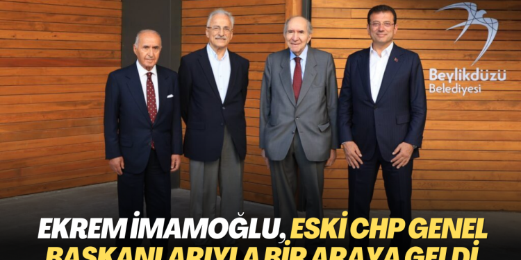 İmamoğlu, eski CHP genel başkanlarıyla bir araya geldi