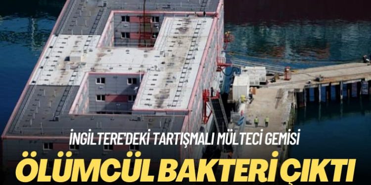 İngiltere’deki tartışmalı mülteci gemisi hastalık tehlikesi nedeniyle tahliye edildi