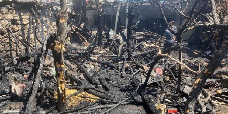 Kayseri’de çocukların attığı torpil, evi yaktı