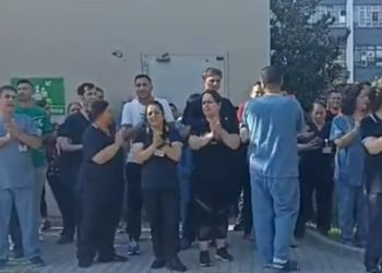 Koç Üniversitesi Hastanesi işçilerinin eylemleri sürüyor