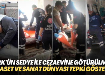 Mustafa Türk’ün sedyeyle cezaevine götürülmesine siyasetçi ve sanatçılardan tepki: ‘Bu kadar acımasızlık olmaz’