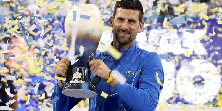 Novak Djokovic 95. tekler şampiyonluğuna imza attı
