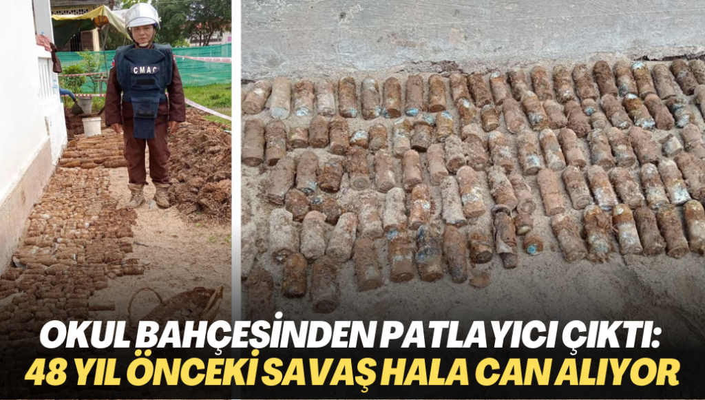 Okul bahçesinden binlerce patlayıcı çıktı: 48 yıl önce biten savaş hala can alıyor