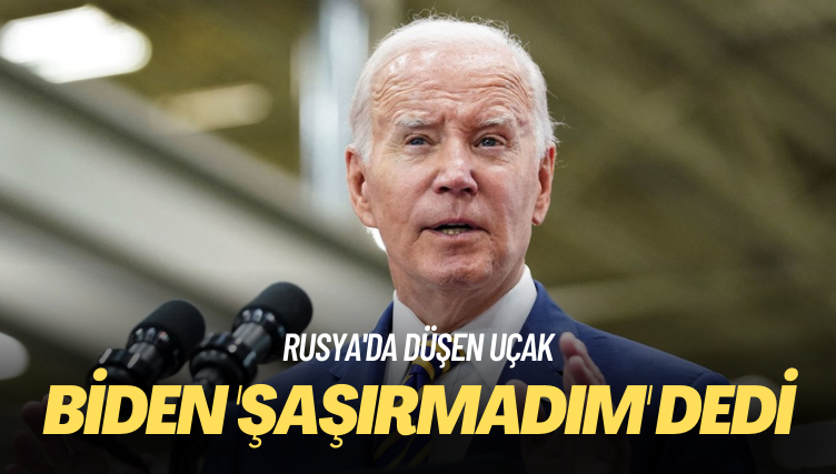 Rusya’da düşen uçak: Biden ‘şaşırmadım’ dedi