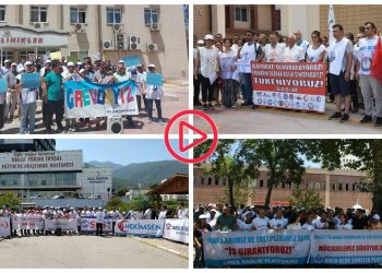 Sağlık emekçileri 81 ilde iş bıraktı: 'Zafer direnen emekçinin olacak'