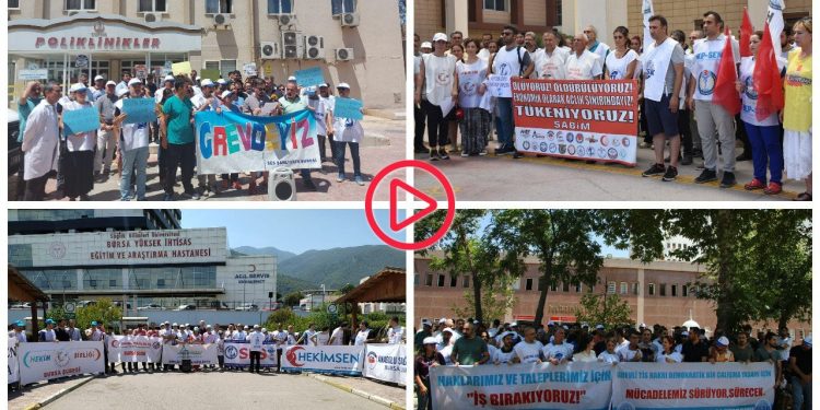 Sağlık emekçileri 81 ilde iş bıraktı: 'Zafer direnen emekçinin olacak'