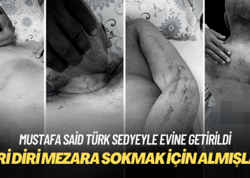 Sedyeyle cezaevine götürülen Mustafa Said Türk sedyeyle evine getirildi