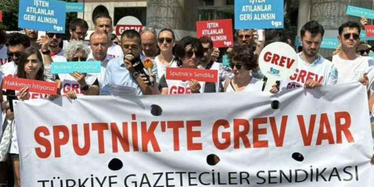 Sendikalı gazetecileri işten çıkarmıştı: Sputnik hakkında suç duyurusu