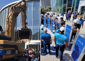 Suudi şirkete ait kaçak plazanın yıkımına İstanbul Valiliği engel oldu: Zabıta ile polis karşı karşıya geldi