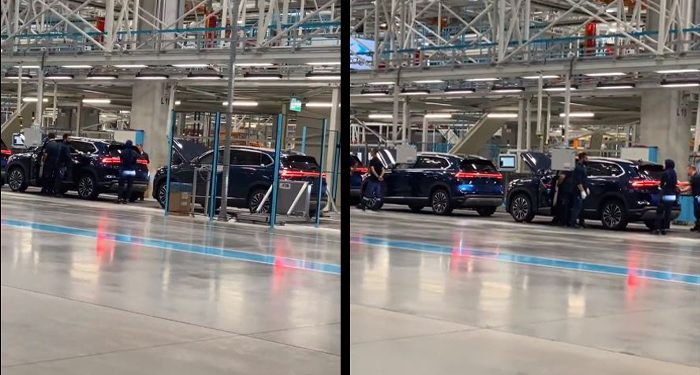 TOGG fabrikasından yeni görüntü sızdırıldı; üretim bandı yine yok!