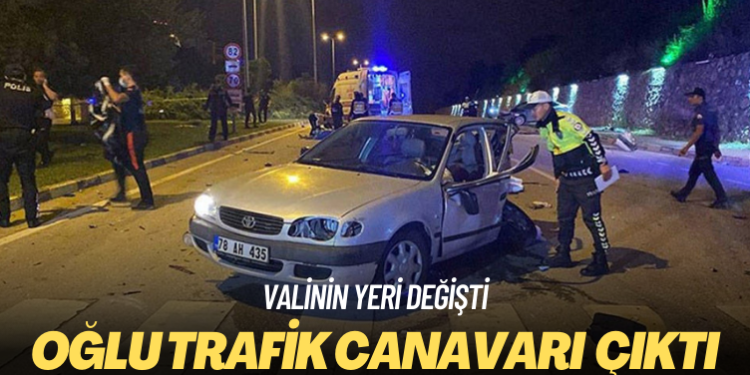 Valinin yeri değişti: 1 yıl aradan sonra oğlunun karıştığı kazanın kayıtlarına ulaşıldı