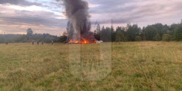 Wagner lideri Prigojin’in yolcu listesinde olduğu uçak Moskova yakınlarında düştü