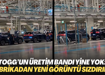 TOGG’un üretim bandı yine yok: Fabrikadan yeni görüntü sızdırıldı