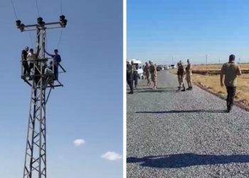 DEDAŞ ve askerler mahallenin elektriğini kesiyor