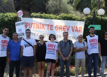 DFG’den grevdeki Sputnik çalışanlarına dayanışma ziyareti