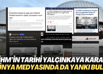 AİHM’in tarihi Yalçınkaya kararı dünya medyasında da yankı buldu