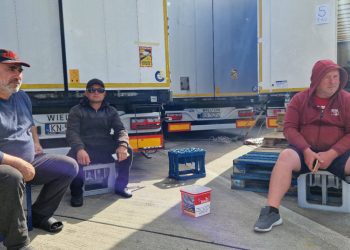 Almanya'da TIR şoförleri grevde