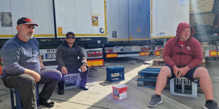 Almanya'da TIR şoförleri grevde