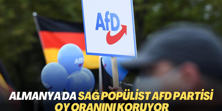 Almanya’da sağ popülist AFD partisi oy oranını koruyor