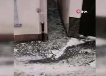 Almanya’da şiddetli fırtına ve dolu: 1 ölü