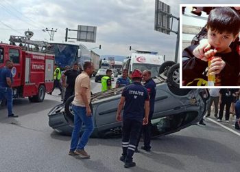 Amasya’da otomobil ile ticari araç çarpıştı: 1 çocuk öldü, 8 kişi yaralandı