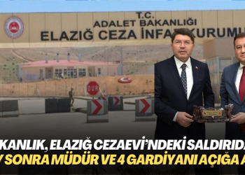 Bakanlık, Elazığ Cezaevi’ndeki saldırıdan bir ay sonra müdür ve 4 gardiyanı açığa aldı