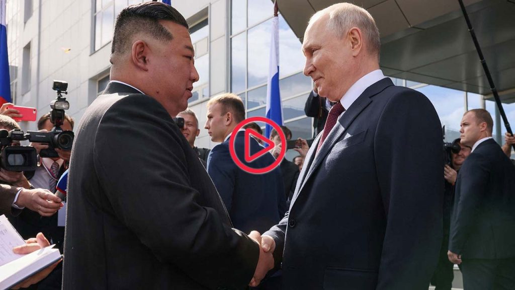 Dünyanın izlediği görüşme: Kuzey Kore lideri Kim, Rusya'da Putin'le bir araya geldi