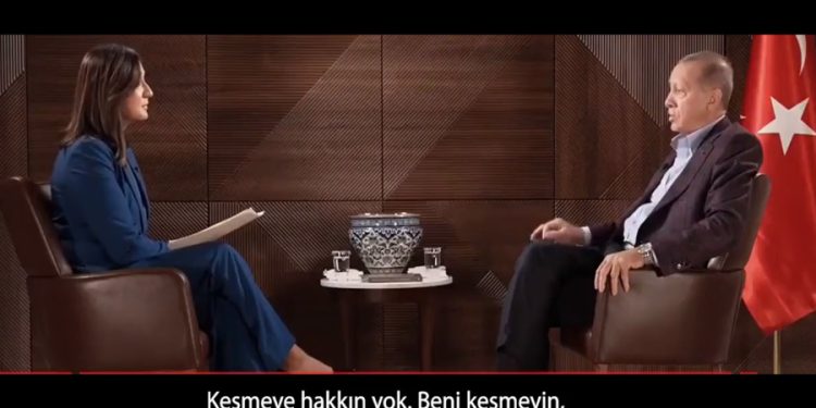 Erdoğan, AİHM kararlarını hatırlatan ABD’li gazeteciye öfkelendi: ‘Sözümü kesmeye hakkın yok’