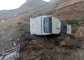 Erzurum’da otobüs şarampole yuvarlandı: 3 ölü, 21 yaralı