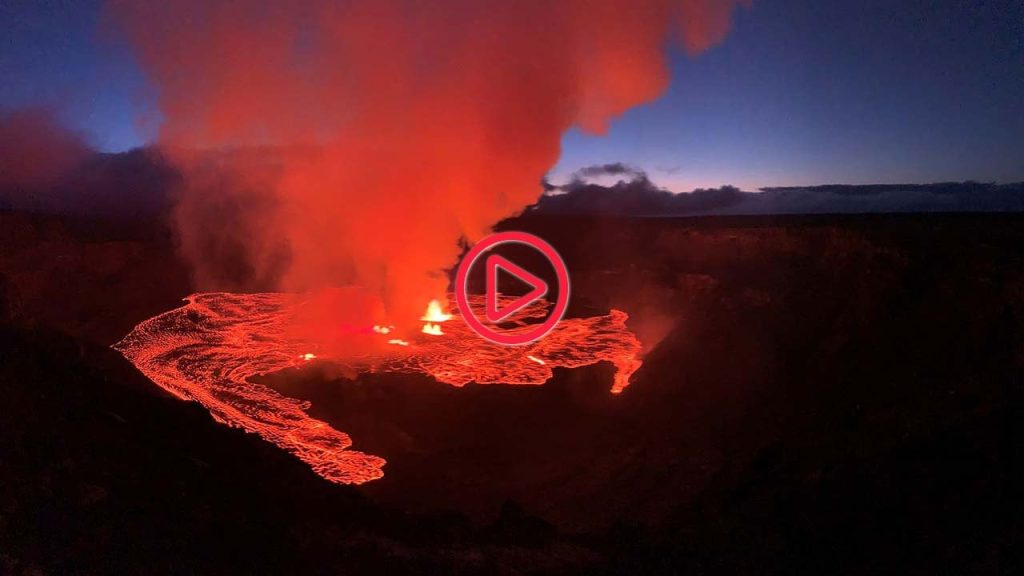 Hawaii'de volkanik patlama: Kilauea Yanardağı son iki yılda üçüncü kez faaliyete geçti