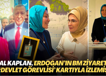 Hilal Kaplan, Erdoğan’ın BM toplantısını ‘devlet görevlisi’ kartıyla izlemiş