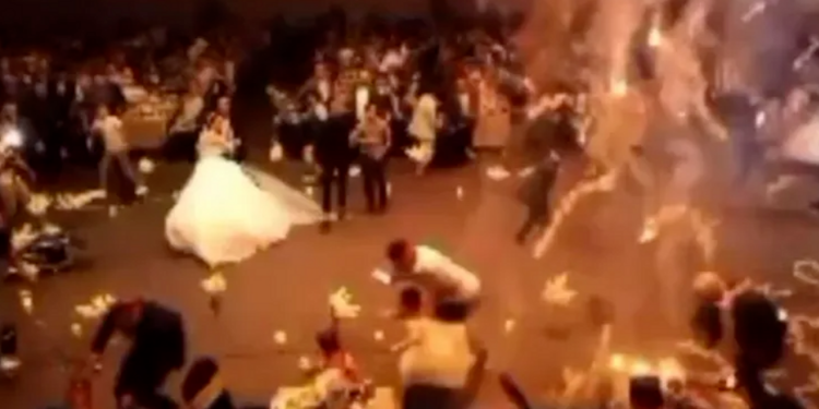 Irak'ta düğünde yangın: 100 ölü 500 yaralı!