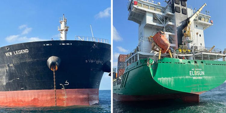 İstanbul’da iki gemi çarpıştı