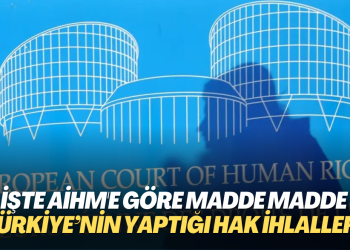 İşte AİHM’e göre madde madde Türkiye’nin yaptığı hak ihlalleri