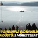 İzmir’de orman yangınına müdahale eden helikopter baraja düştü: 3 mürettebat kayıp