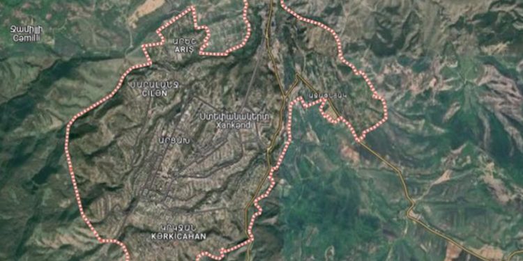 Karabağ'da benzin depolama alanında patlama meydana geldi